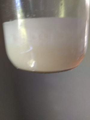 Bad Coconut oil, brown residue at bottom of jar