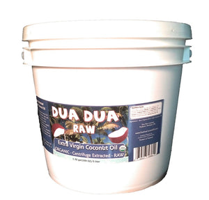 Dua Dua Organic Raw Extra Virgin Coconut Oil 1.32 gallons FREE SHIPPING!